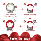 The Wellness Shop Red Semi Permanent Hair Color | Grocsy