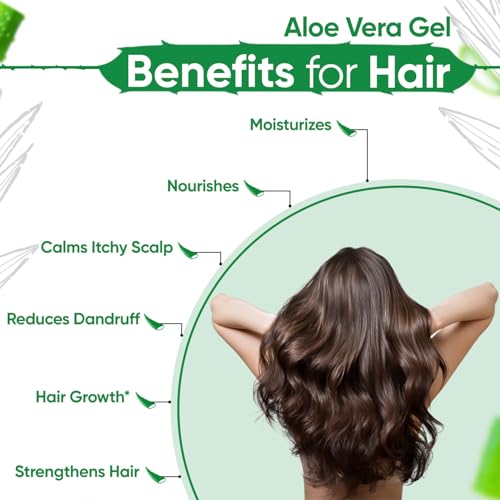 Kazima Aloe Vera Gel Raw - 100% Pure Natural Gel - Ideal for Skin Treatment, Face, Acne Scars, Hair Treatment, Moisturizer & Dark Circles (250 Gram) | Grocsy