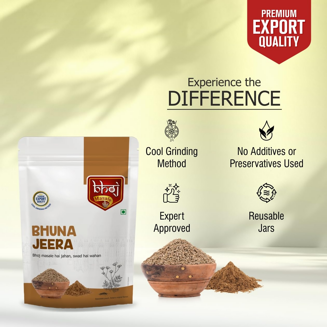 Bhoj Masale Fresh and Natural Roasted Cumin Powder | Grocsy