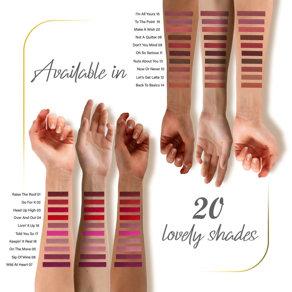 Faces Canada Comfy Matte Creme Lipstick - Keepin' It Real 18 | Grocsy