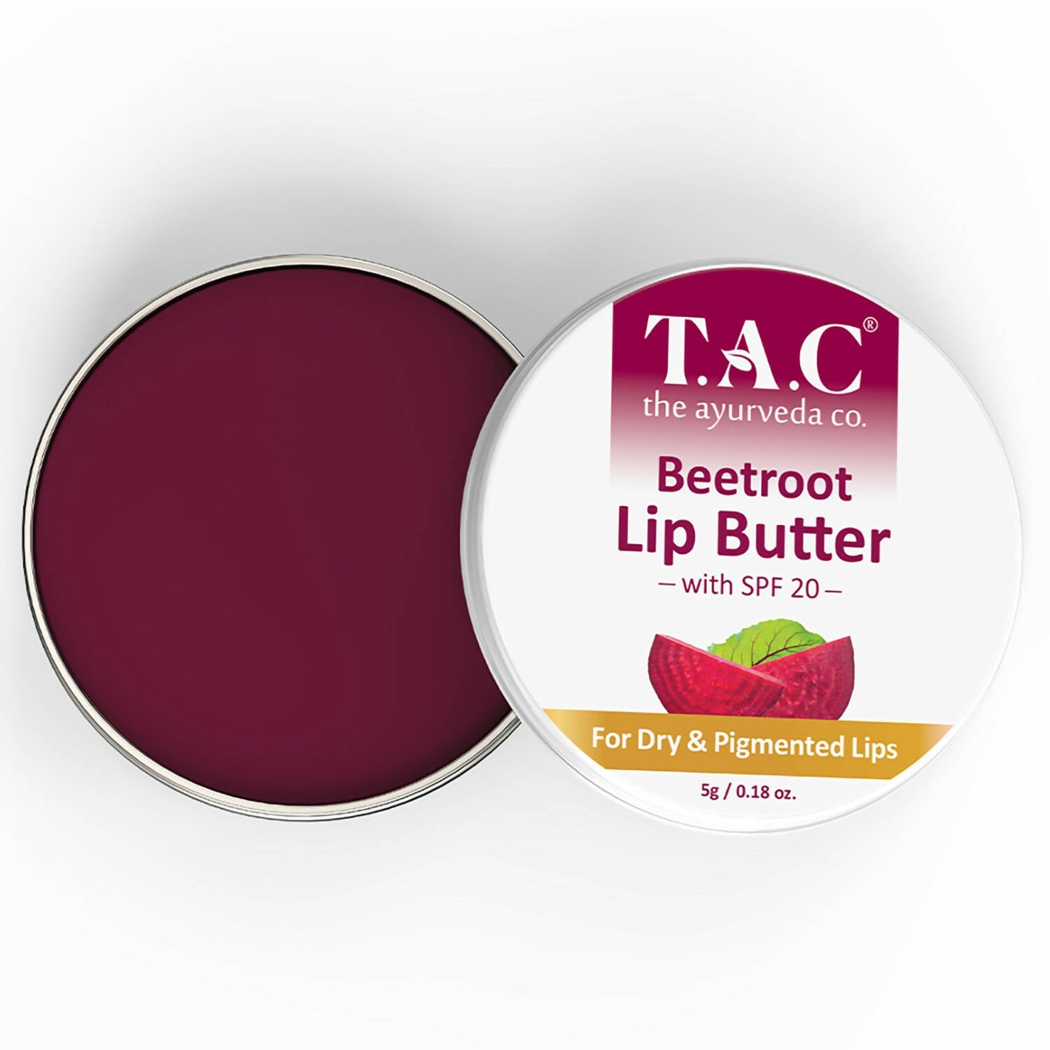 TAC - The Ayurveda Co. Beetroot Lip Balm | Grocsy