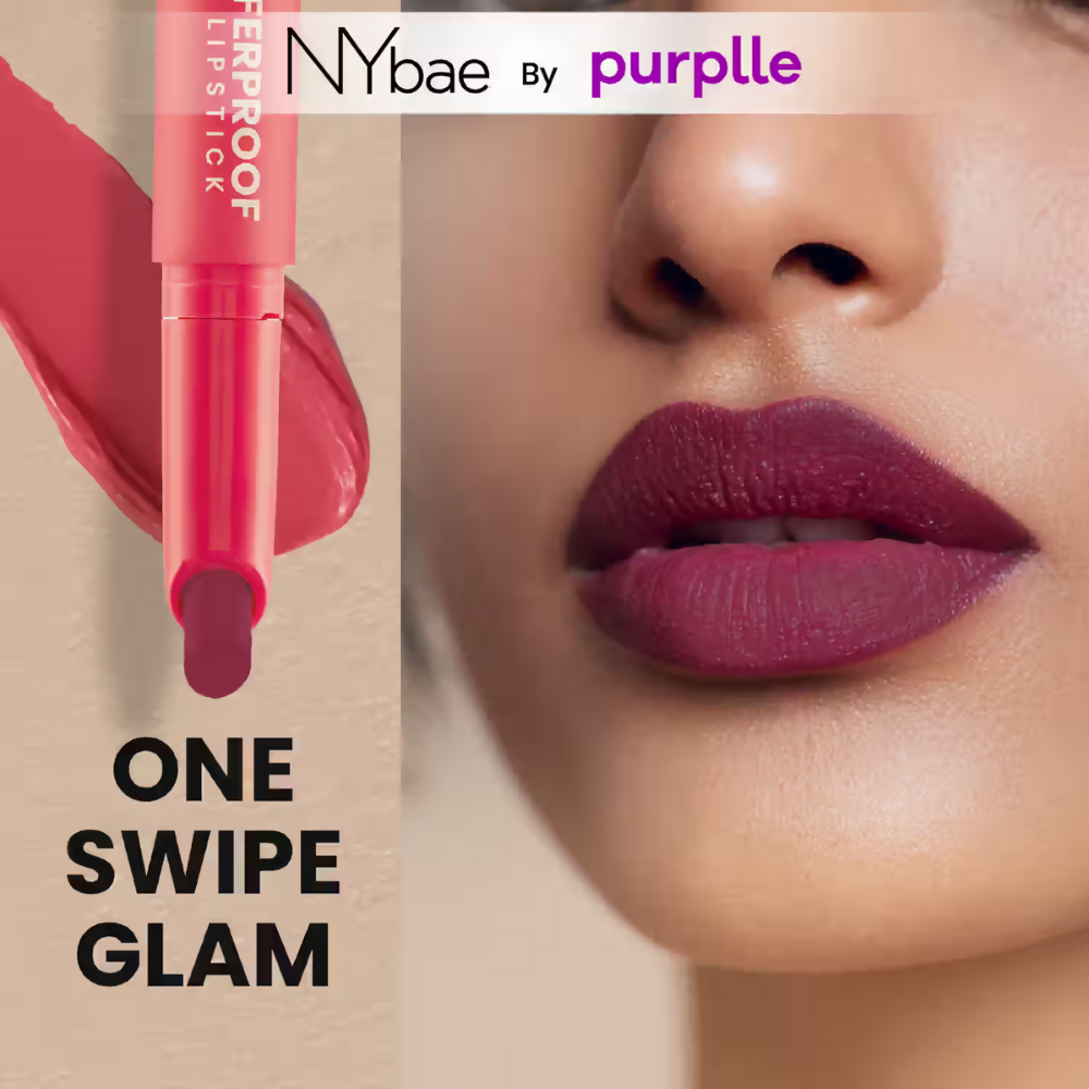 NY Bae Transfer-proof Matte Crayon Lipstick – Sangria 03 | Grocsy