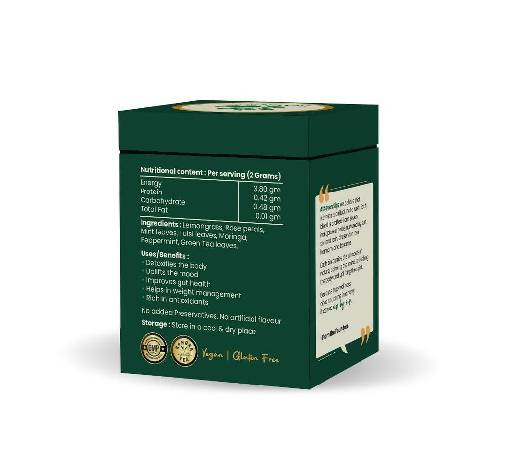 Ventin Organics Seven Sips Complete Care Herbal Tea | Grocsy