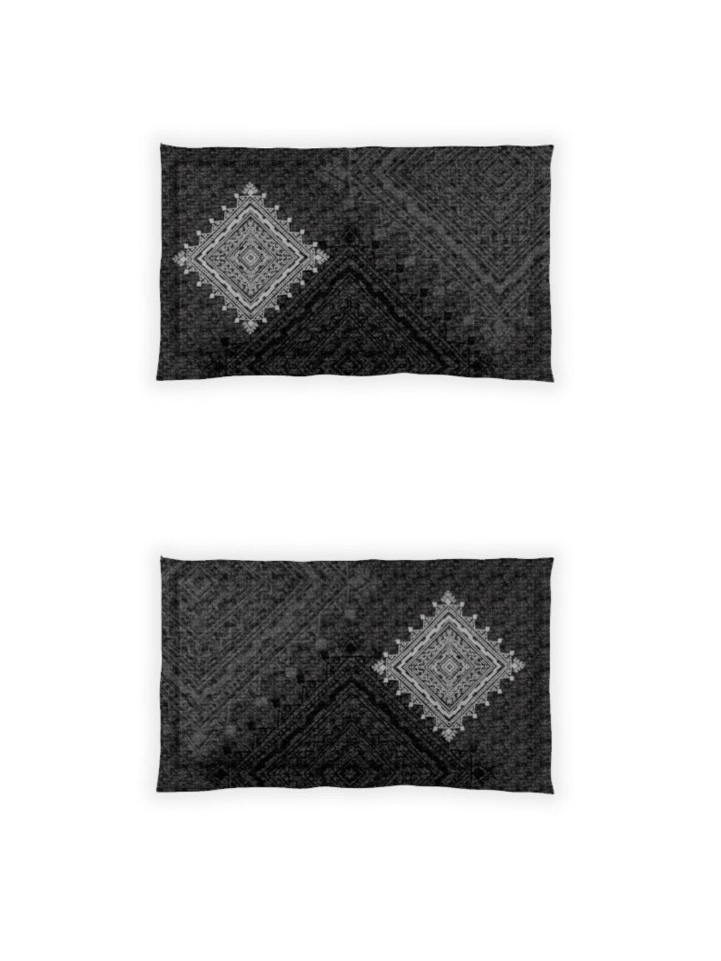 DDecor Live Beautiful Black & White 140 TC Cotton King Bedsheet & 2 Pillow Covers | Grocsy