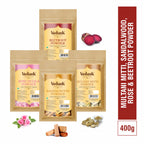 Vedask Organic Face Pack Powder Mask-Combo | Grocsy