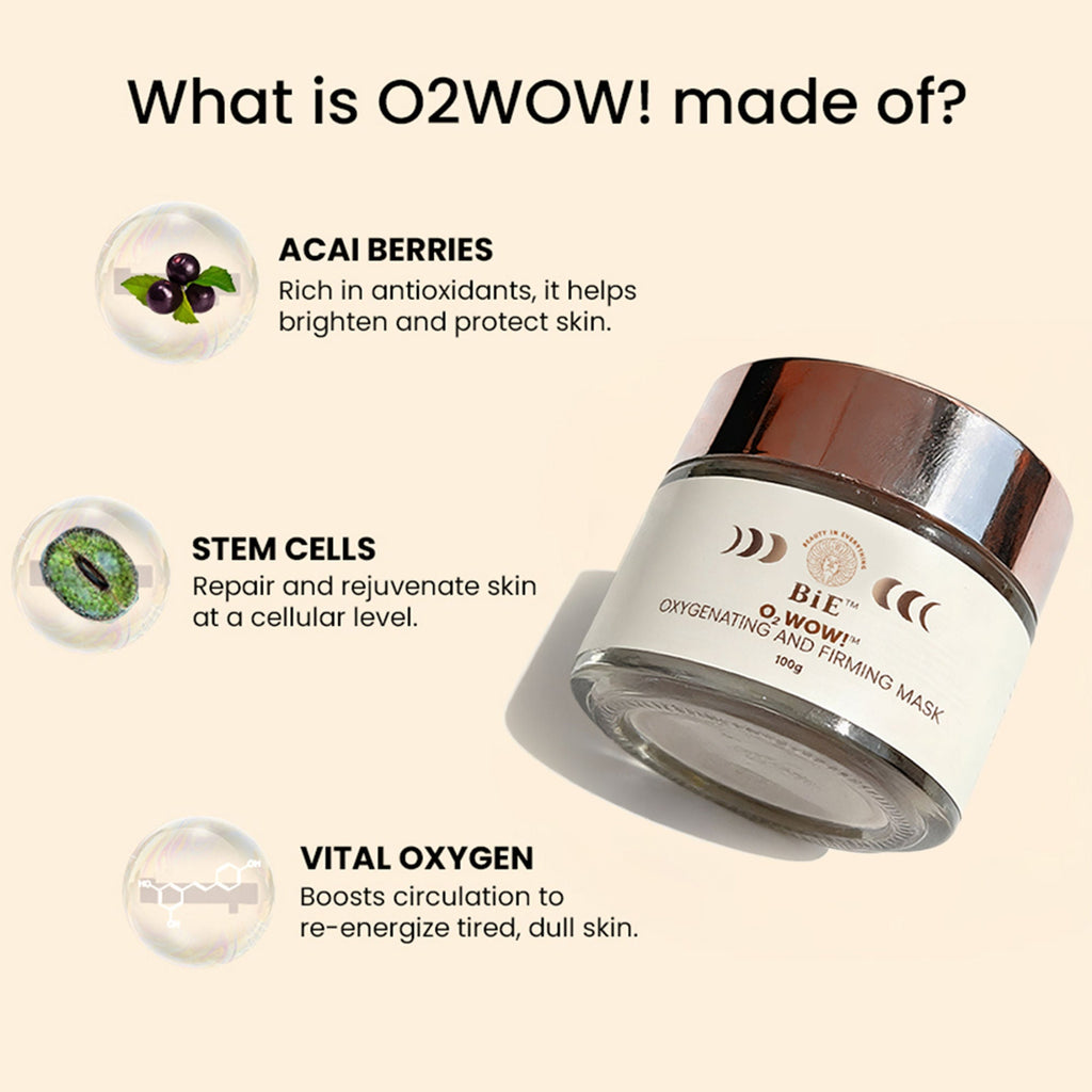 BiE O2wow!- Oxygenating & Firming Mask | Grocsy