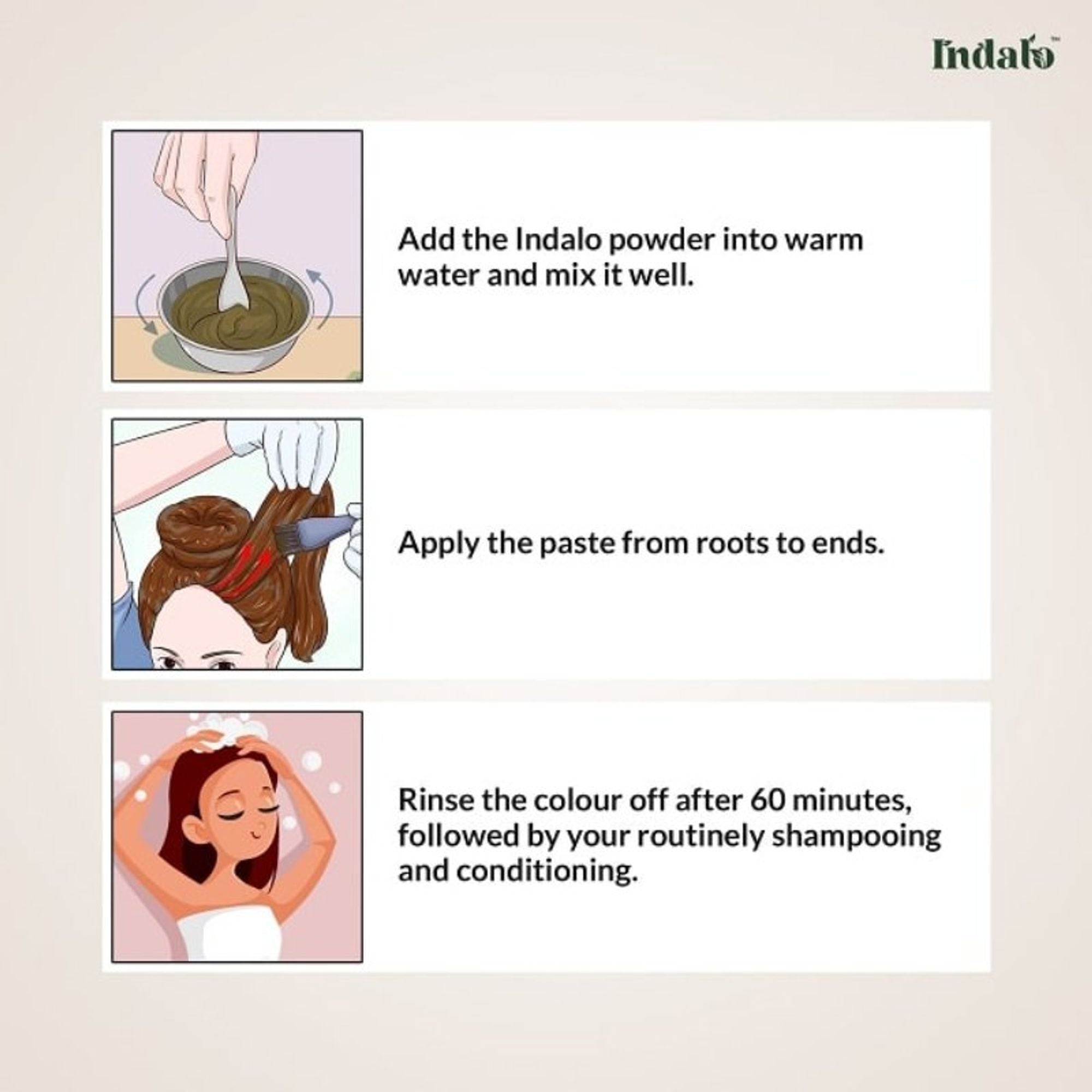 Indalo All-Natural Hair Treatment Pack - Shikakai & Bhringraj | Grocsy