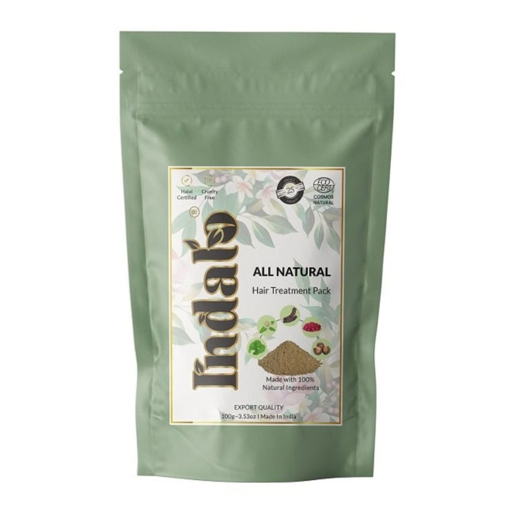 Indalo All-Natural Hair Treatment Pack - Shikakai & Bhringraj | Grocsy