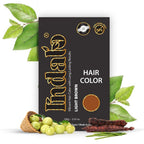 Indalo Ammonia-Free Vibrant Light Brown Hair Color With Natural Ingredients - Light Brown | Grocsy