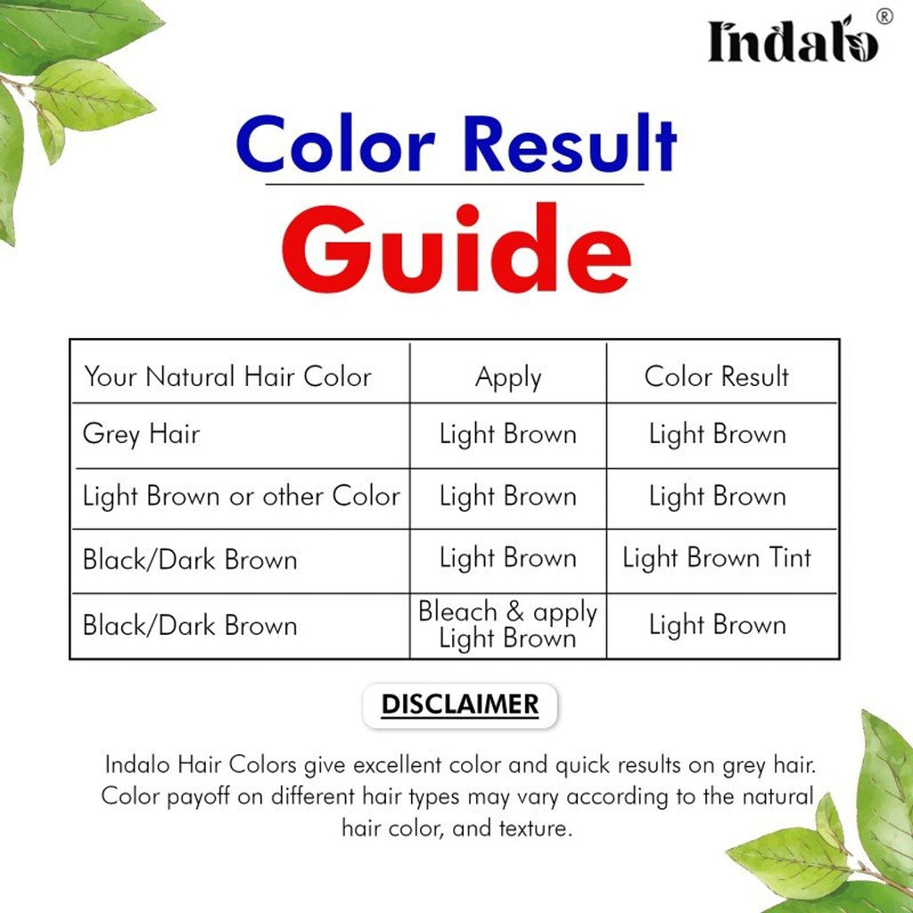 Indalo Ammonia-Free Vibrant Light Brown Hair Color With Natural Ingredients - Light Brown | Grocsy