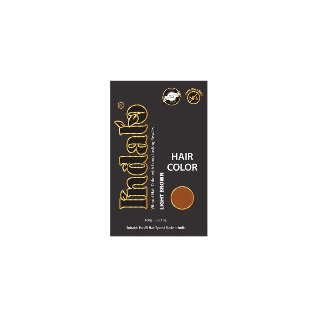 Indalo Ammonia-Free Vibrant Light Brown Hair Color With Natural Ingredients - Light Brown | Grocsy