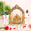 KridayKraft Metal Laddu Gopal Palna,Krishna Jhula Metal Statue for Temple Pooja | Grocsy