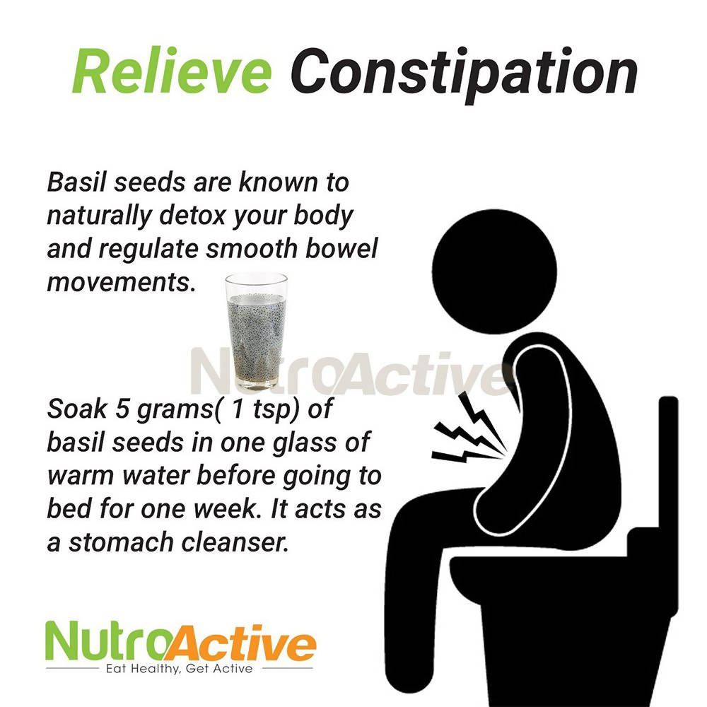 NutroActive Basil Seeds | Grocsy
