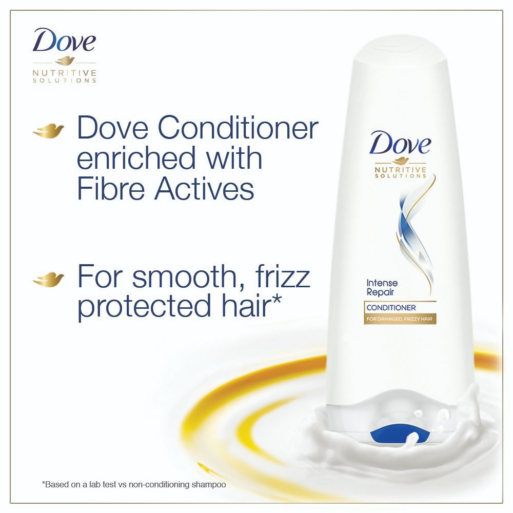 Dove Intense Repair Shampoo + Damage Solutions Intense Repair Conditioner | Grocsy