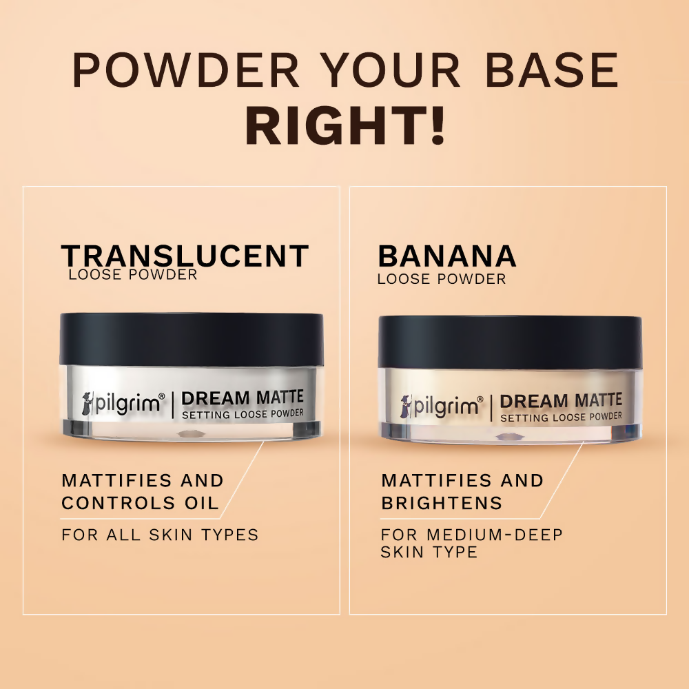 Pilgrim Pore Blurring Airbrush Finish Loose Powder - Banana | Grocsy
