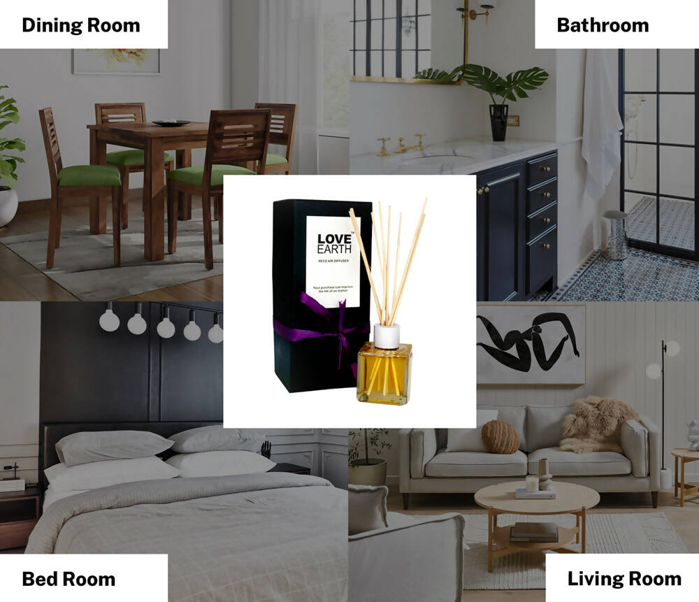 Love Earth Reed Diffuser - Lavender | Grocsy