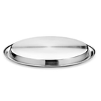 Vinod Stainless Steel Two Tone Serving Dish/Salad Plate/Snack Plate | Grocsy