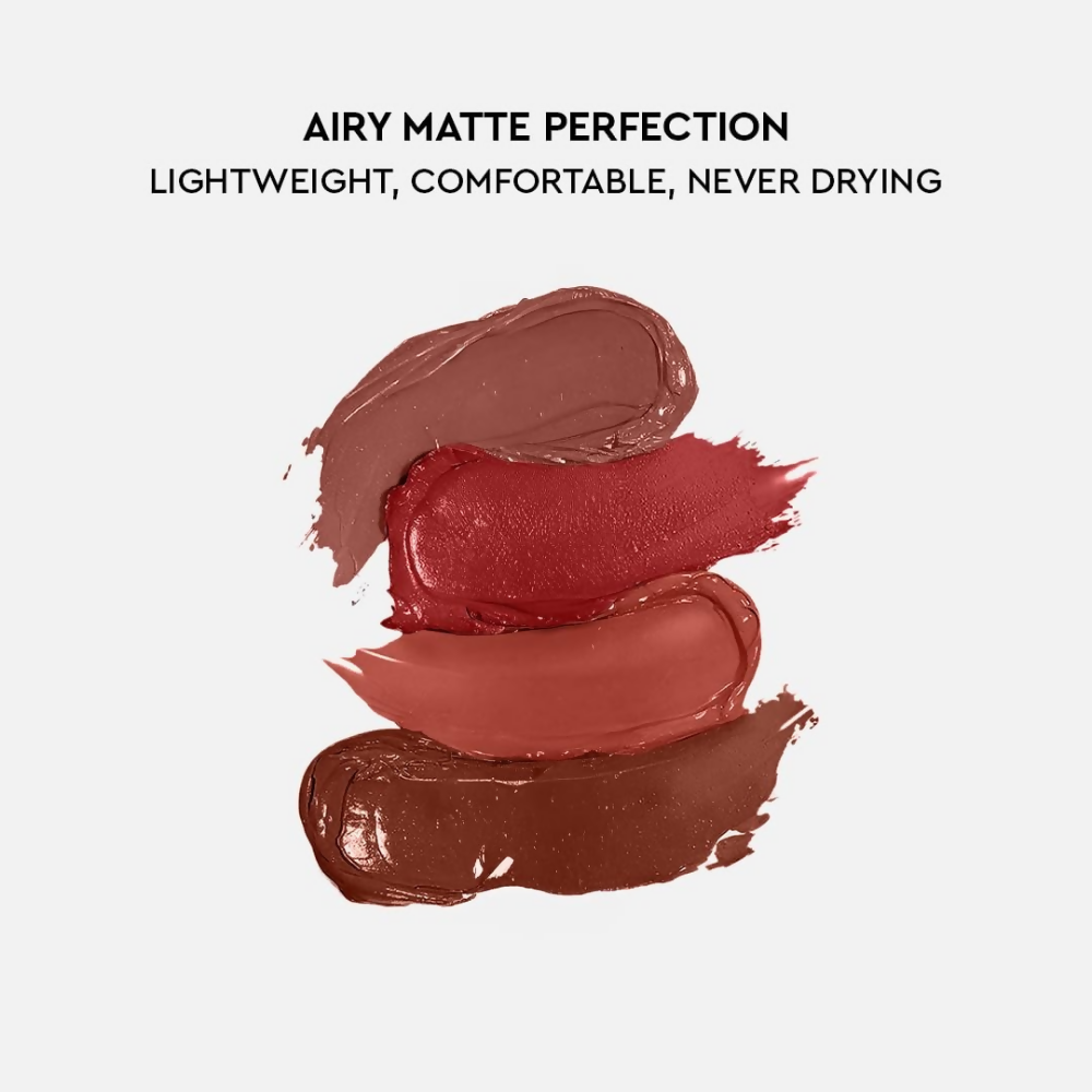 Kiro Four Play Non-Stop Airy Matte Liquid Lip Stack – Pinnacle Quad | Grocsy