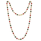Gold-Polished Alloy Multi Matarmala Chain - The Pari | Grocsy