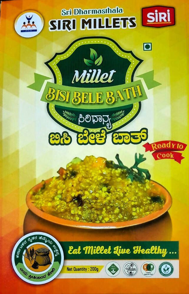 Siri Millets Browntop Bisi Bele Bath | Grocsy