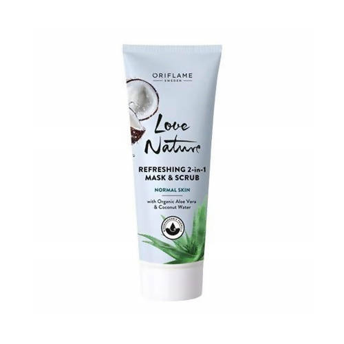 Oriflame Love Nature Refreshing 2-in-1 Mask & Scrub | Grocsy