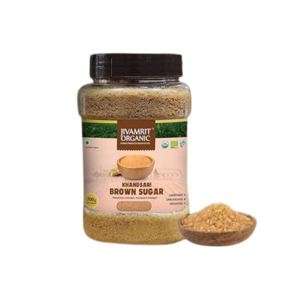 Jivamrit Organic Khandsari Brown Sugar | Grocsy
