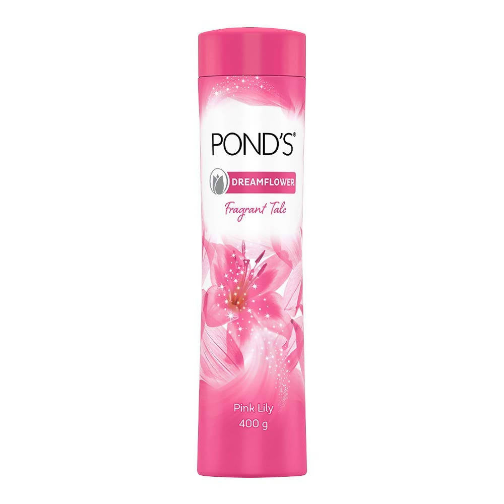 Ponds Dreamflower Fragrant Talcum Powder Pink Lily And Light Moisturiser | Grocsy