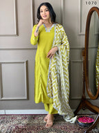 Partywear Designer Viscose Gajri Stitched Suit With Dupatta - Tanisha | Grocsy