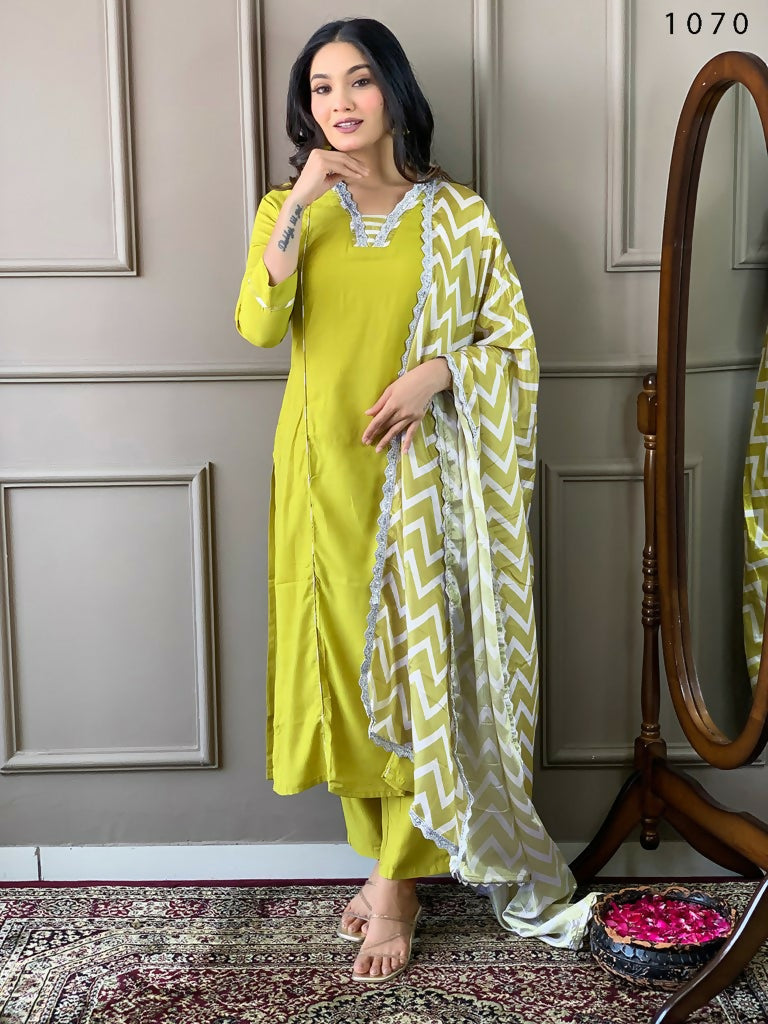 Partywear Designer Viscose Gajri Stitched Suit With Dupatta - Tanisha | Grocsy