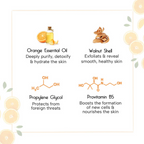 Keya Seth Aromatherapy Orange Gel Scrub with Walnut | Grocsy