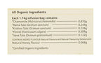 Organic India Tulsi Honey Chamomile 25 Tea Bags | Grocsy
