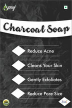 Spag Herbals Charcoal Handmade Soap For Men | Grocsy