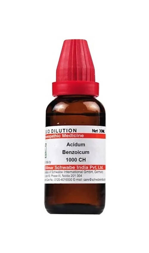 Dr. Willmar Schwabe India Acidum Benzoicum Dilution | Grocsy