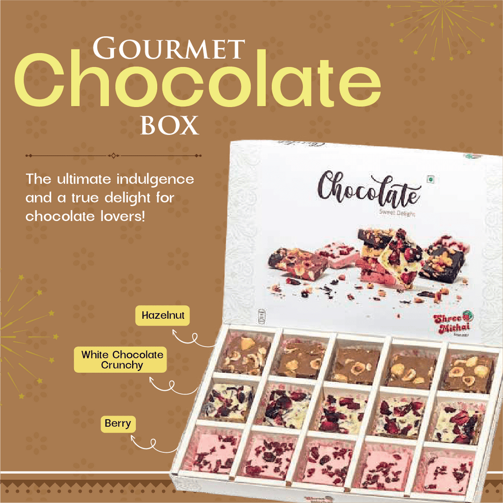Shree Mithai Chocolate Gourmet Box | Grocsy
