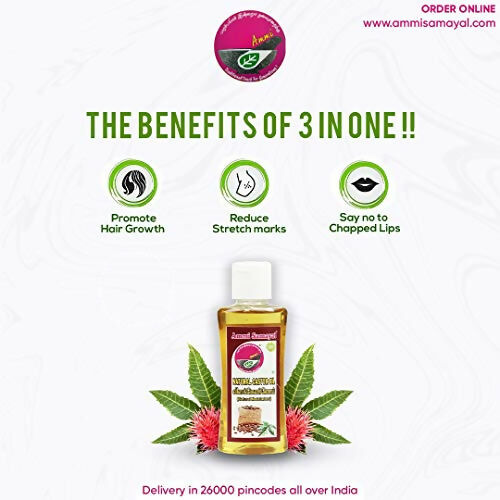 Ammi Samayal Unrefined Castor Oil | Grocsy