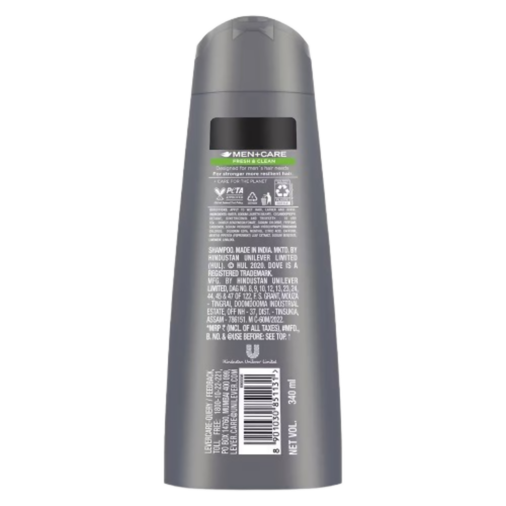 Dove Men +Care Fresh & Clean 2 In 1 Shampoo + Conditioner | Grocsy