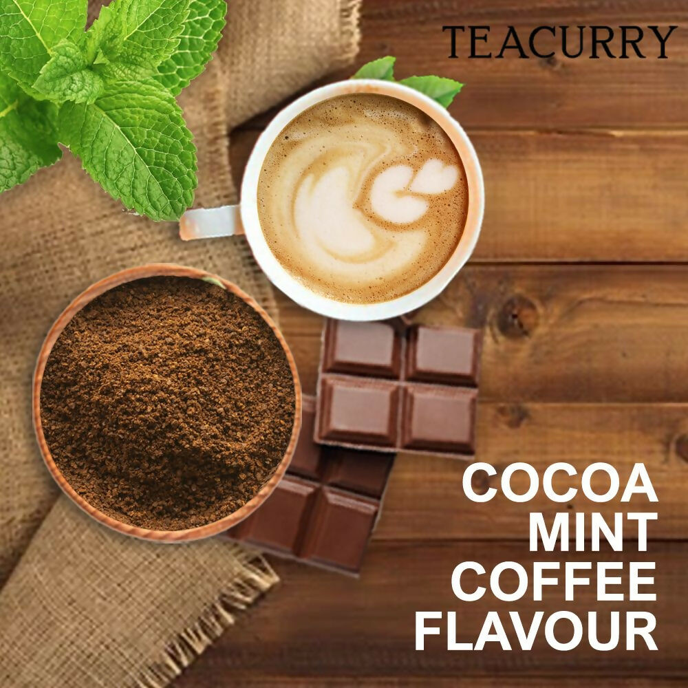 Teacurry Mint Cocoa Coffee - Arabica Freeze Dried Coffee for Instant Hot & Cold Coffee | Grocsy