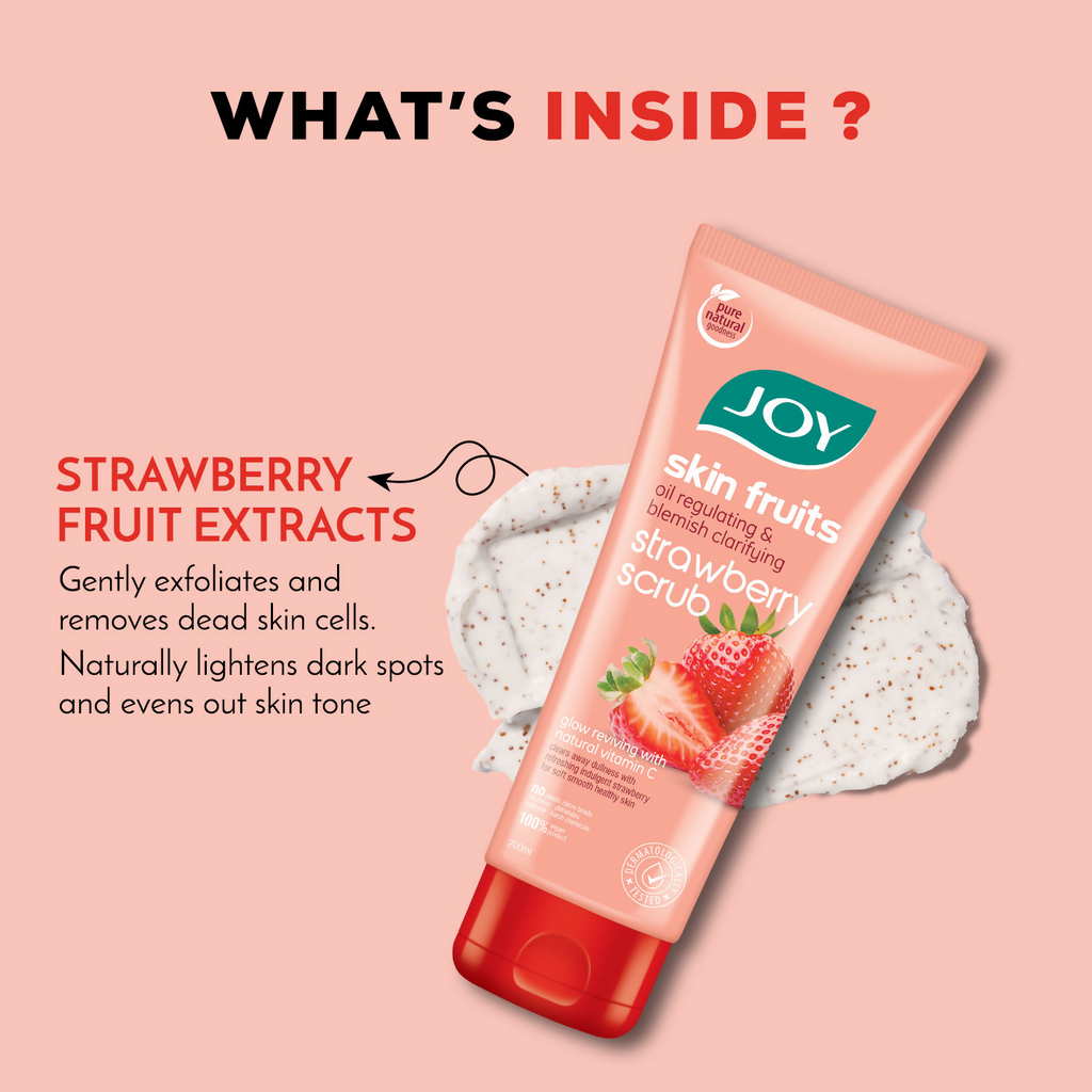 Joy Strawberry Face & Body Scrub | Grocsy