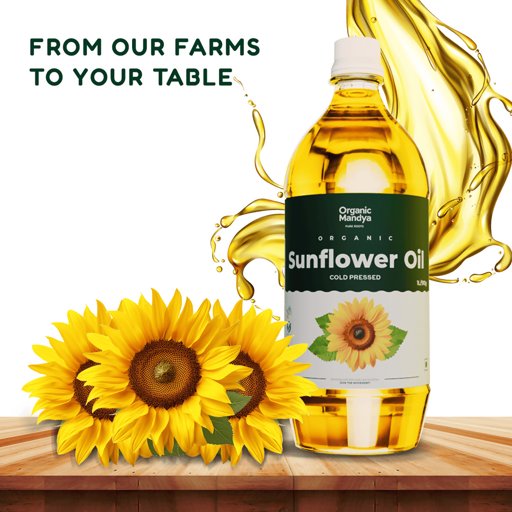 Organic Mandya Sunflower Oil - Cold Pressed | Grocsy