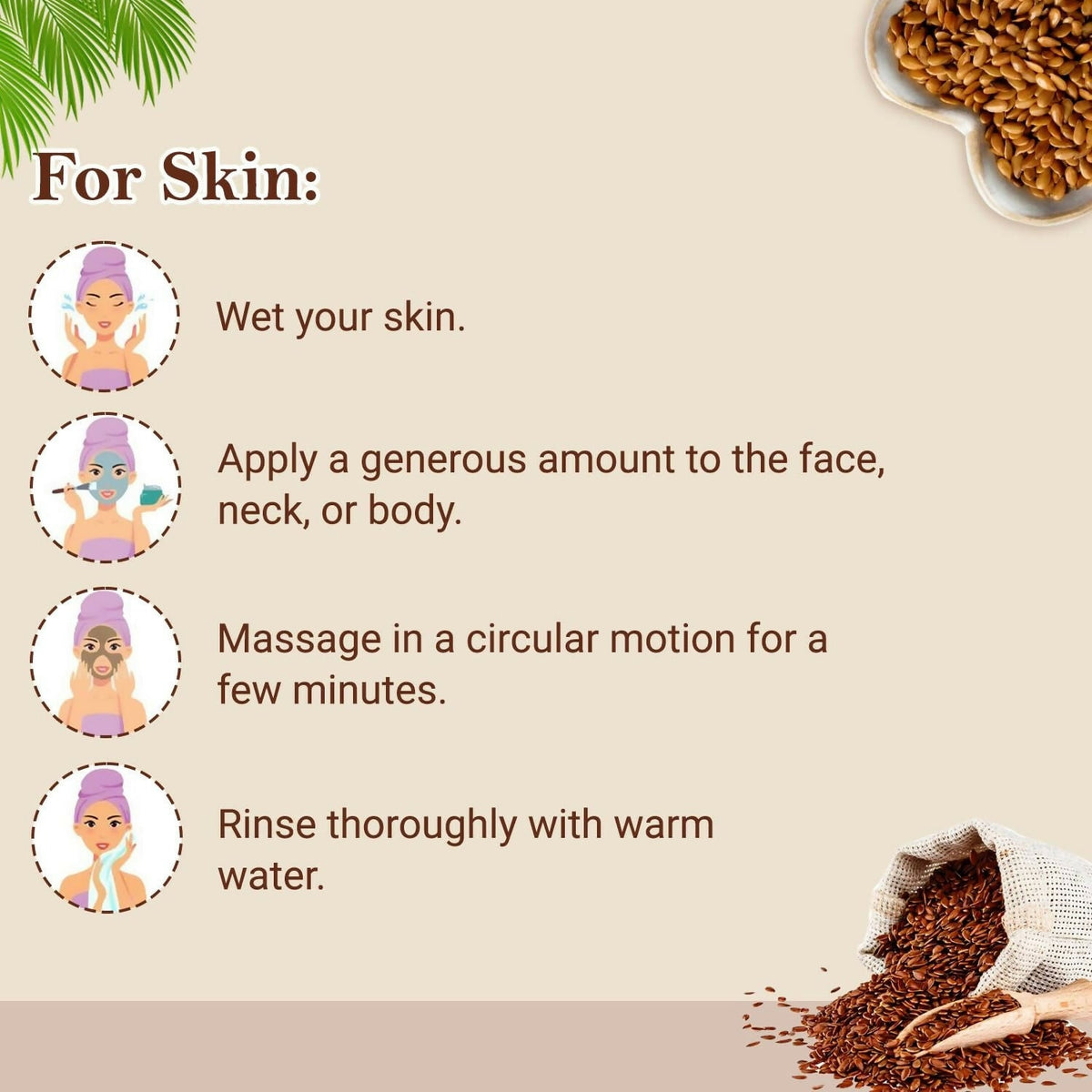 Organic Netra Pure Flaxseed Gel with Vitamin E for Hair and Skin Strengthens | Grocsy