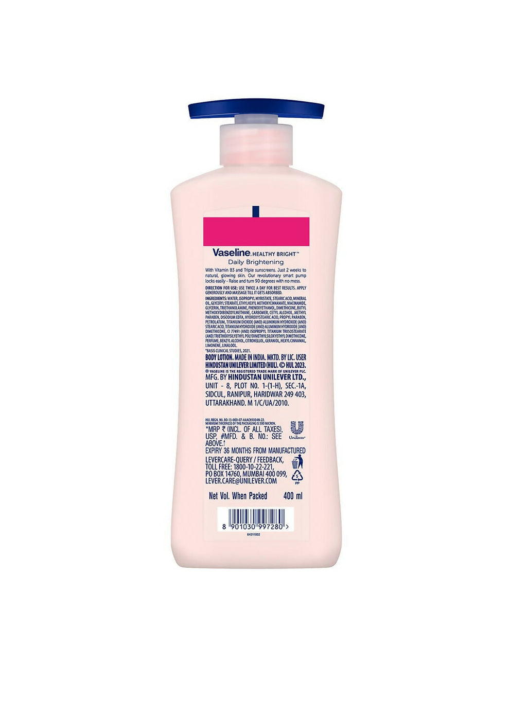 Vaseline Aloe Fresh & Daily Brightening Body Lotions Combo | Grocsy