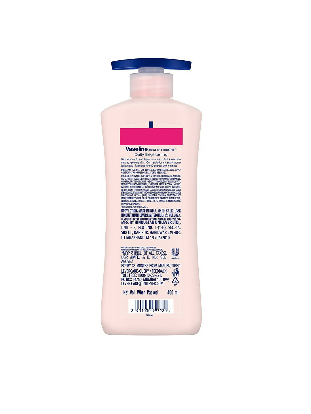 Vaseline Aloe Fresh & Daily Brightening Body Lotions Combo | Grocsy