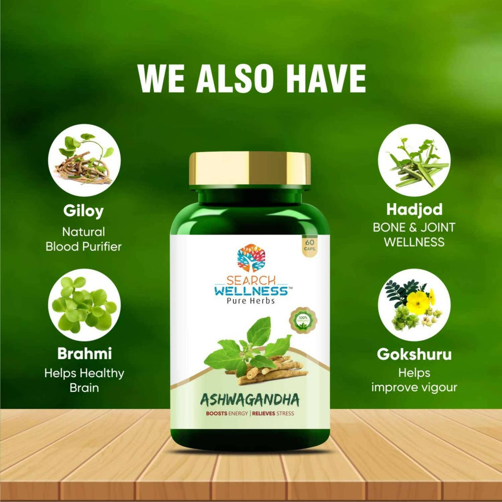 Search Wellness Ashwagandha Capsules | Grocsy