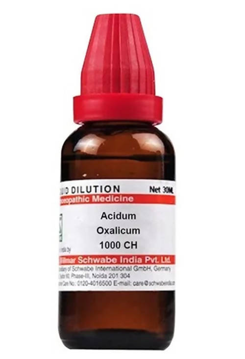 Dr. Willmar Schwabe India Acidum Oxalicum Dilution | Grocsy