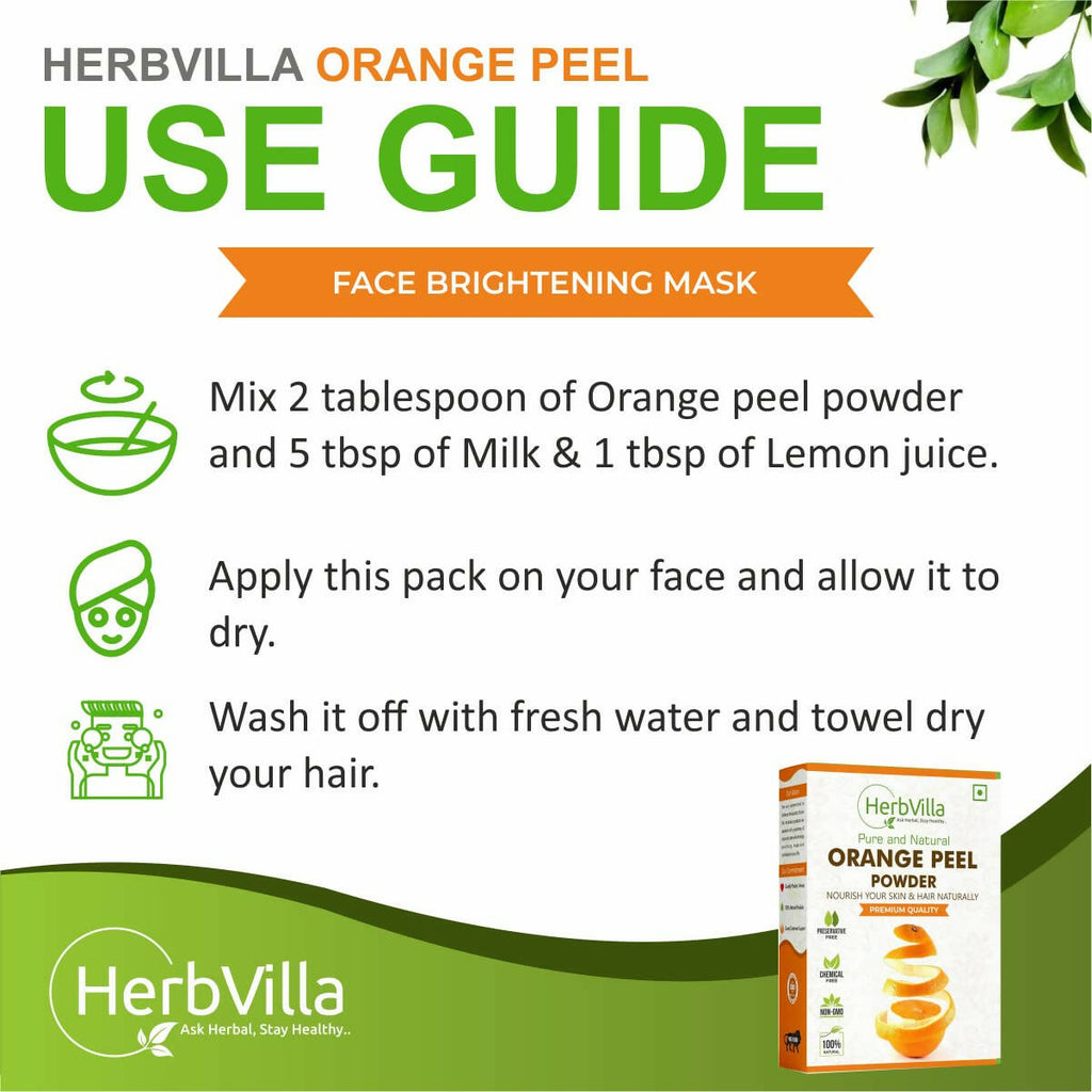 Herbvilla Orange Peel Powder | Grocsy