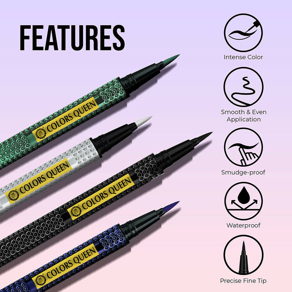 Colors Queen Fabulous Color Eyeliner - 01 | Grocsy