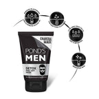 Ponds Men Charcoal Blackhead Removal Detox Peel Off Mask | Grocsy