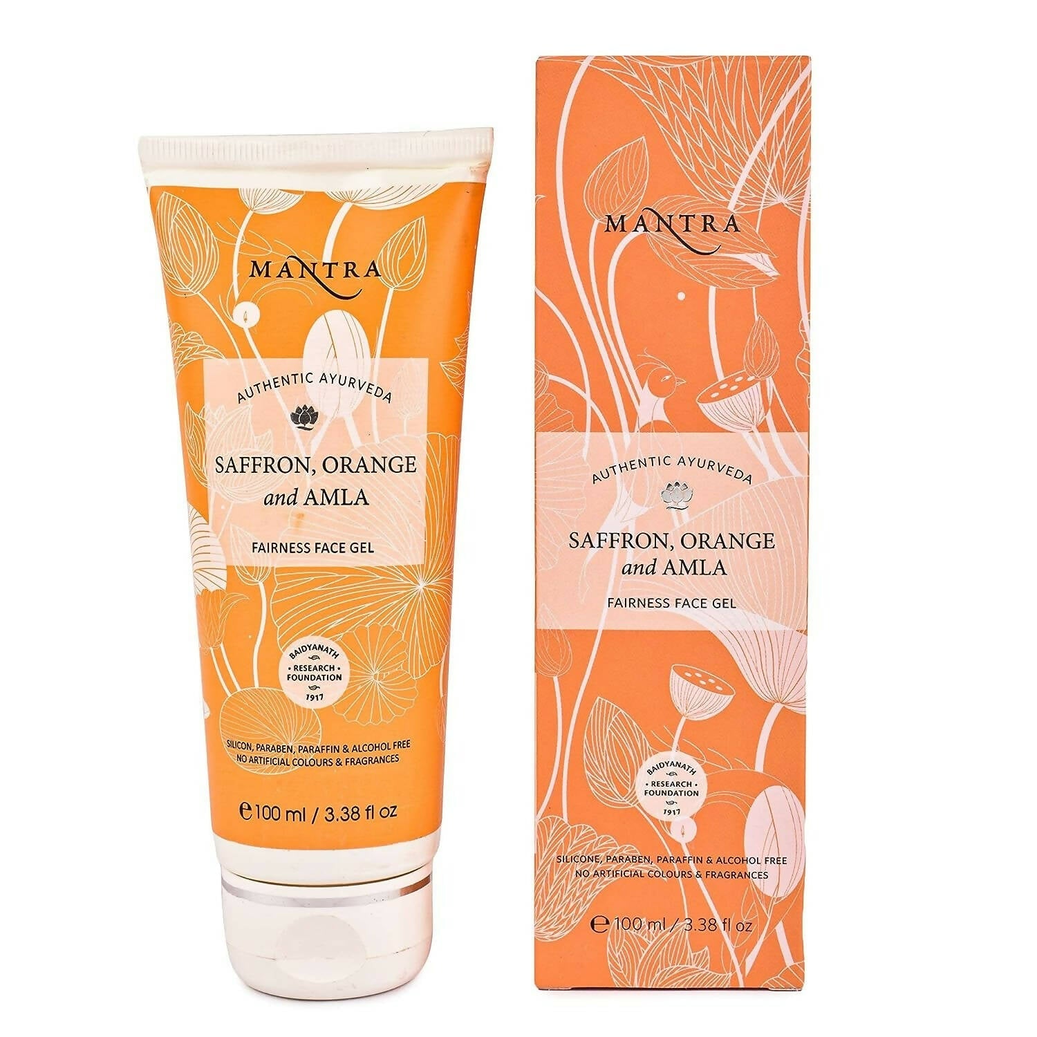 Mantra Herbal Saffron, Orange and Amla Glowing Face Gel | Grocsy