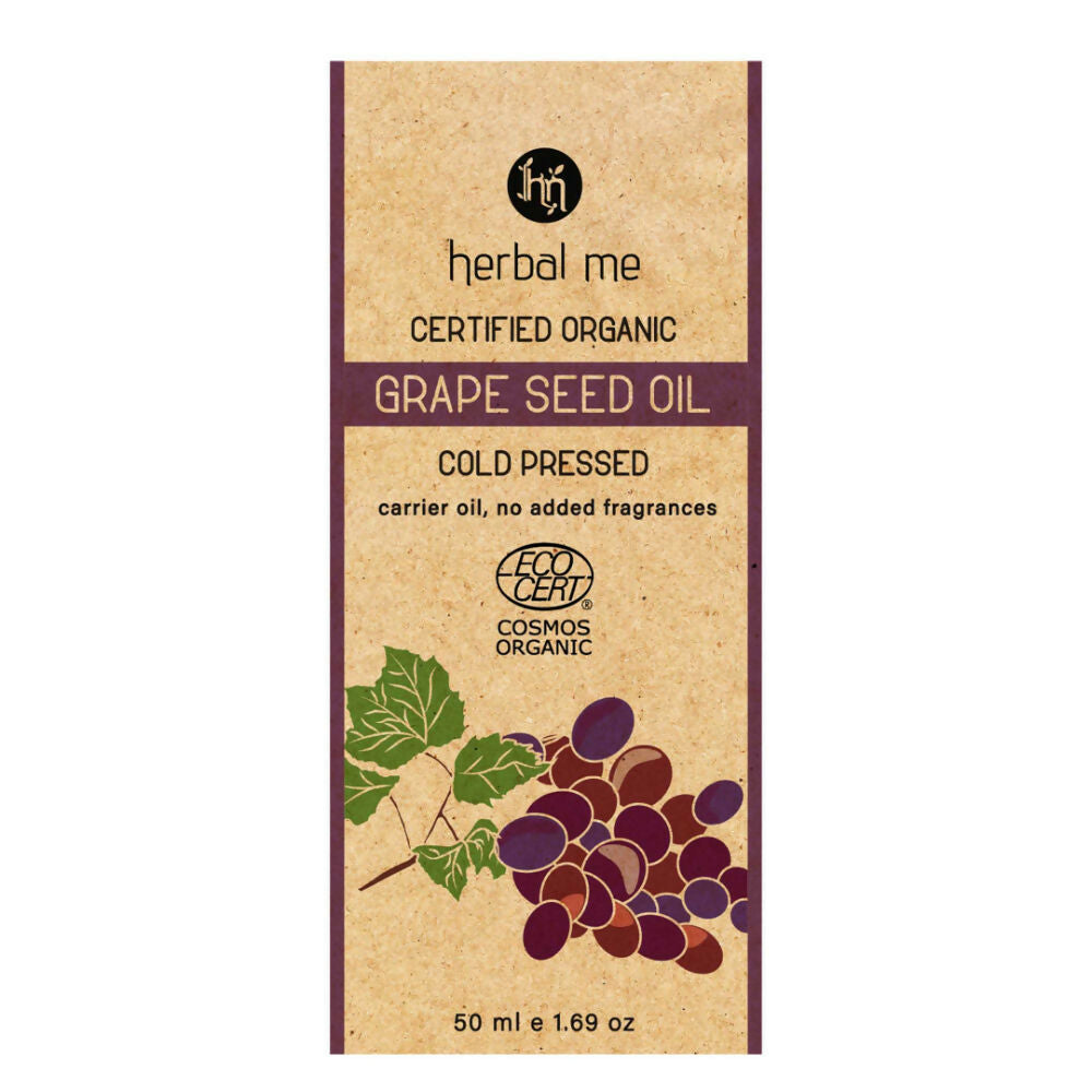 Herbal Me Cold Pressed Grape Seed Hair Oil | Grocsy
