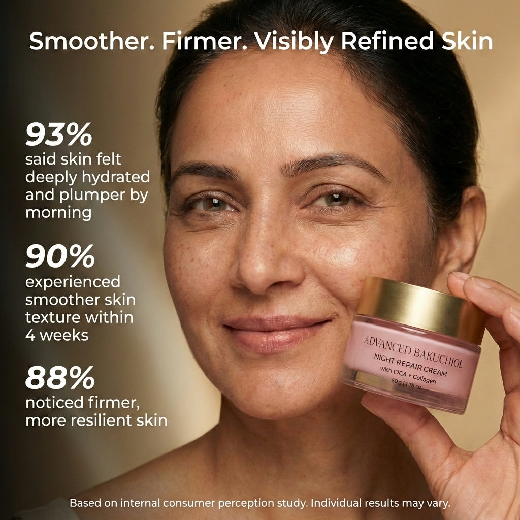 VedicDerm Olive Squalene Age Defying Night Cream with 24K Gold & Ceramides | Grocsy